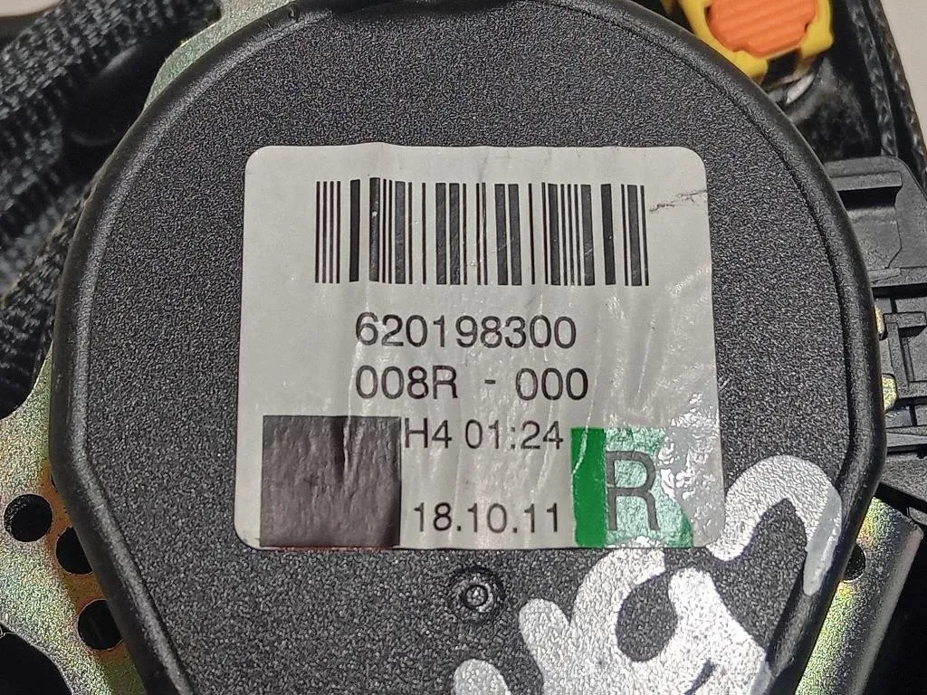 Cintura DI Sicurezza Sedile ANT DX 620198300 Land Rover Range Rover Evoque I 2015