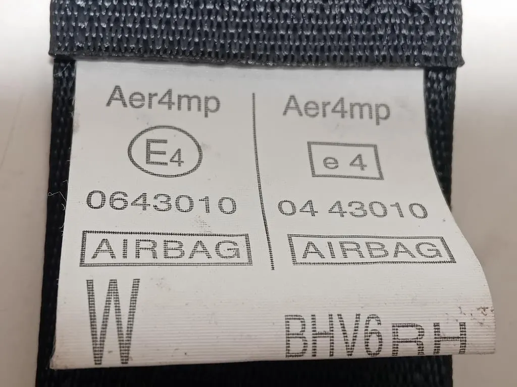 Cintura DI Sicurezza Sedile ANT DX 0589-P1-000146 Mazda 3 III 2014