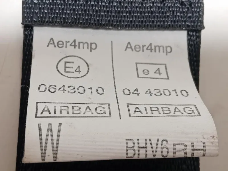 Cintura DI Sicurezza Sedile ANT DX 0589-P1-000146 Mazda 3 III 2014