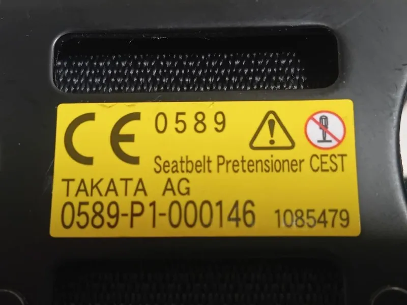 Cintura DI Sicurezza Sedile ANT DX 0589-P1-000146 Mazda 3 III 2014