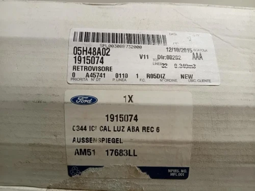 Retrovisore Esterno ANT SX 1915074 7 FILI Ford S-max II 2015