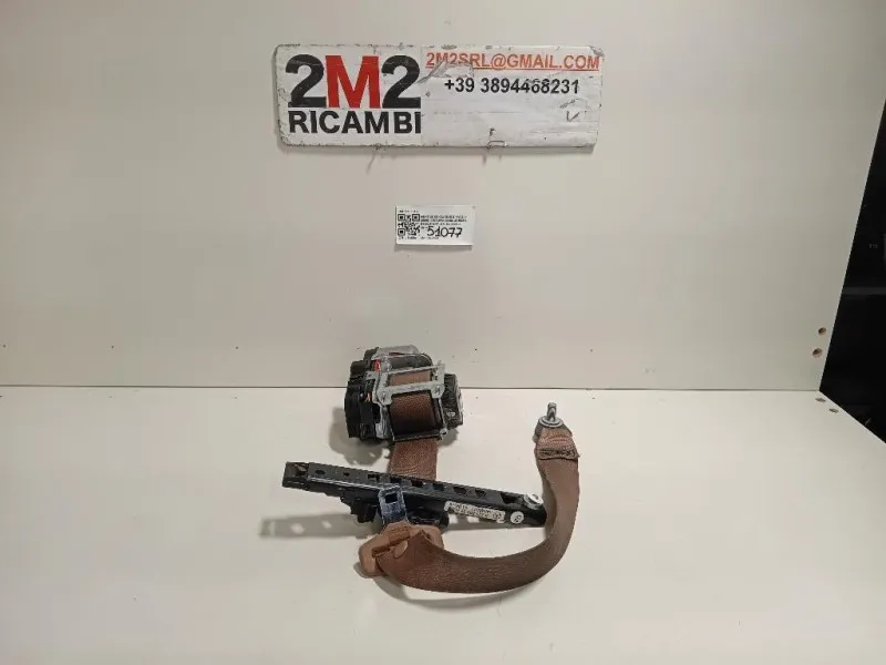 Cintura DI Sicurezza Sedile ANT DX 33033476 Mercedes Classe S W221 2006
