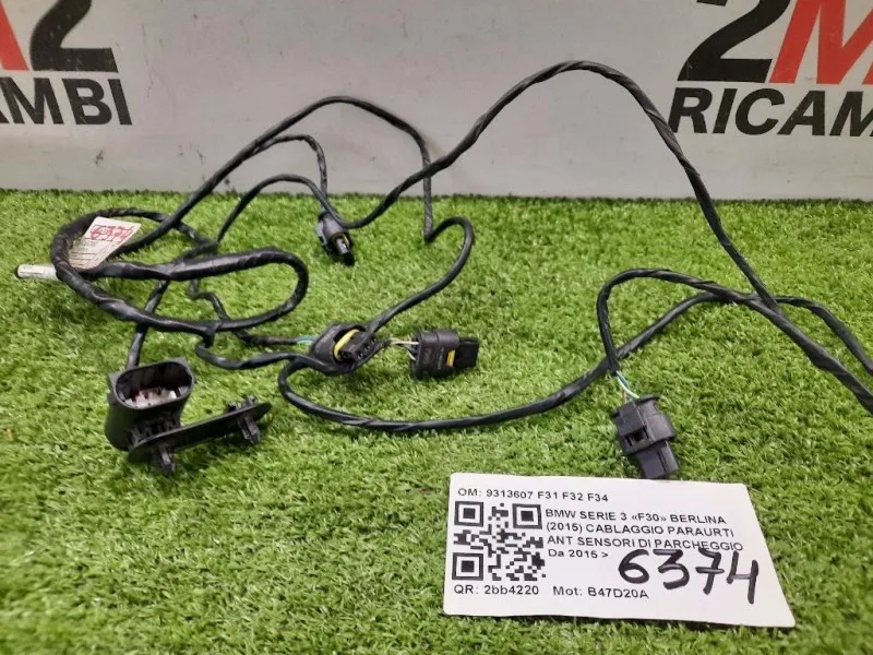Cablaggio Paraurti ANT Sensori DI Parcheggio 9313607 F31 F32 F34 Bmw Serie 3 F30 Berlina 2015