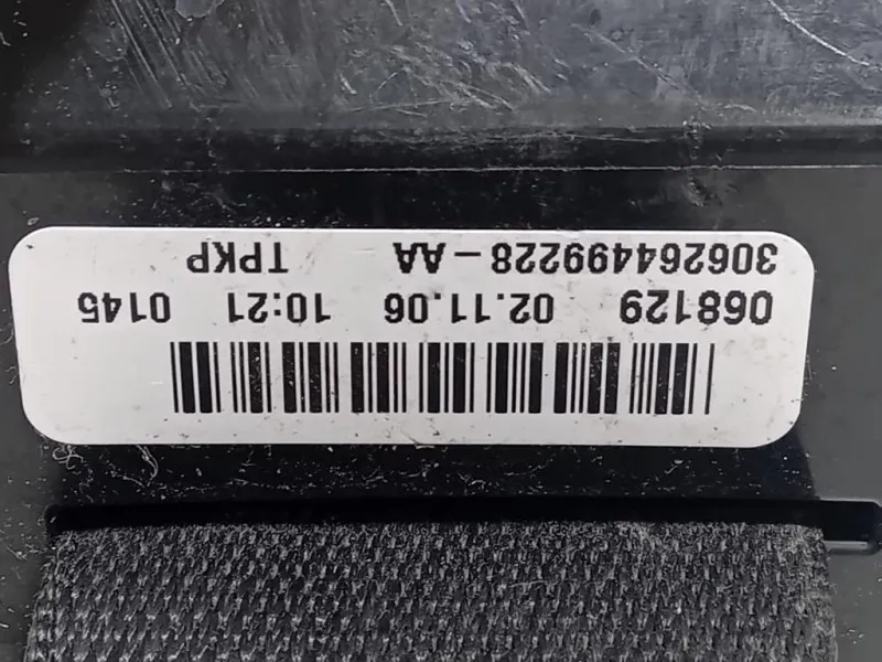 Cintura DI Sicurezza Sedile ANT DX 306264499228 Mercedes Classe SLK R171 2004