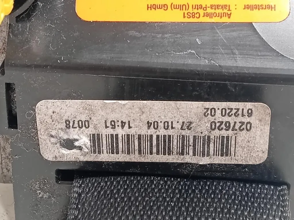 Cintura DI Sicurezza Sedile ANT DX 6122002 Mercedes Classe SLK R171 2004