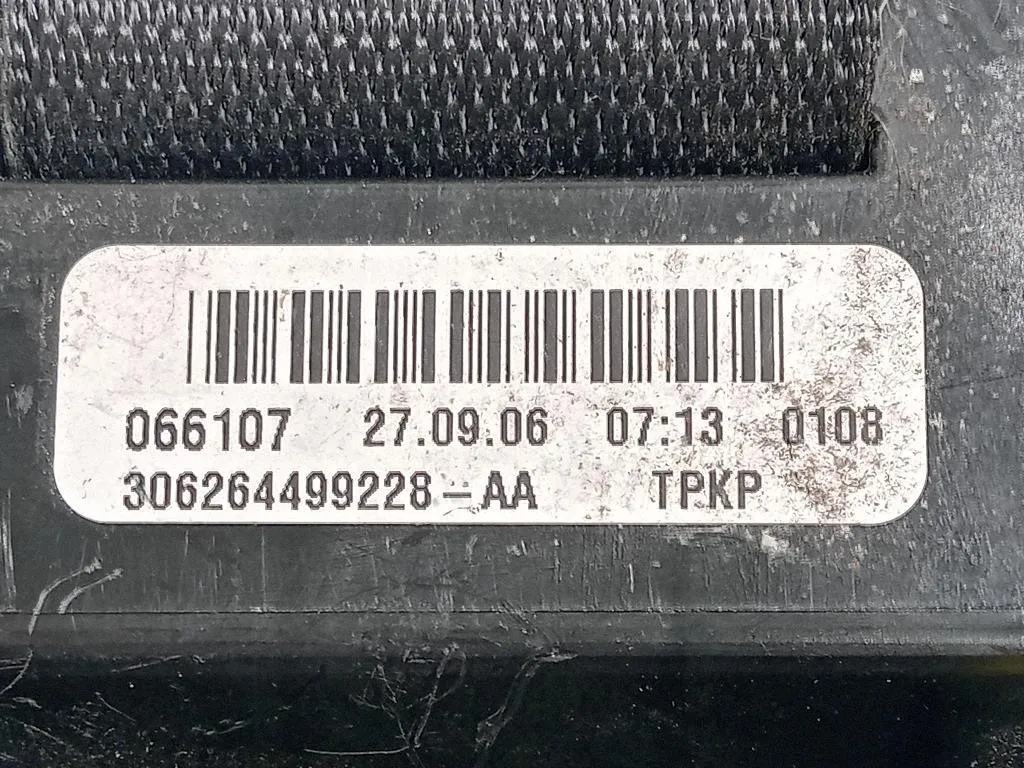 Cintura DI Sicurezza Sedile ANT DX 306264499228 Mercedes Classe SLK R171 2008