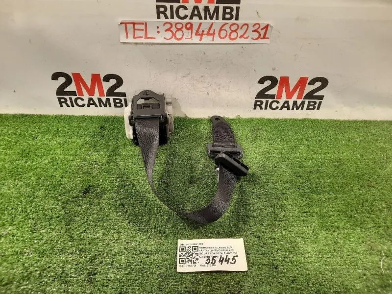 Cintura DI Sicurezza Sedile ANT DX A1718601285 Mercedes Classe SLK R171 2008