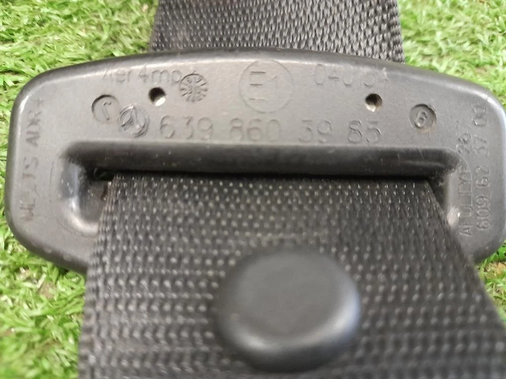 Cintura DI Sicurezza Sedile ANT DX A6398603985 Mercedes VITO W639 2004