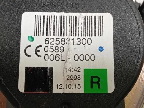 Cintura DI Sicurezza Sedile ANT DX 625831300 Mini MINI ONE F56 2014