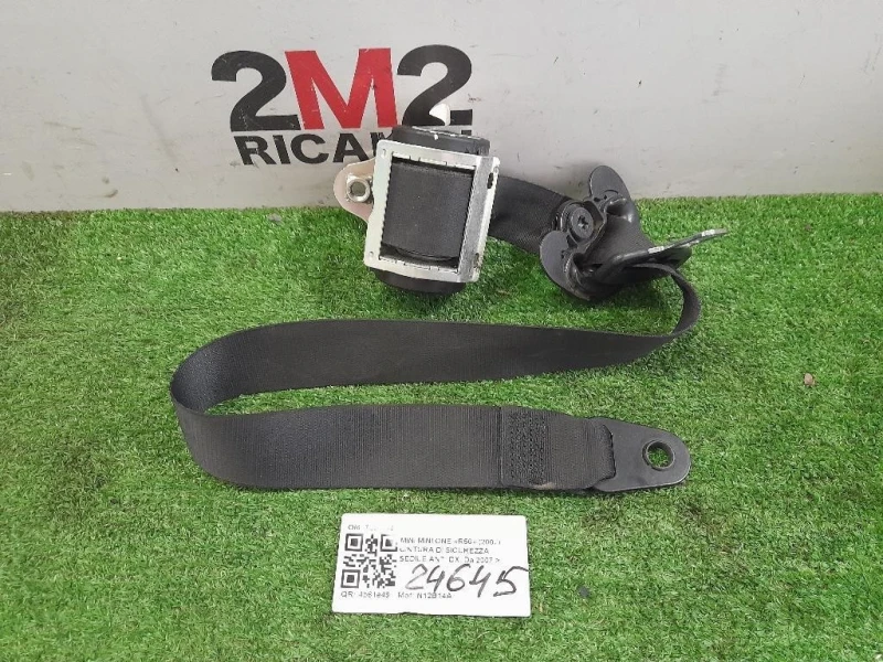Cintura DI Sicurezza Sedile ANT DX 7261942 Mini MINI ONE R56 2007
