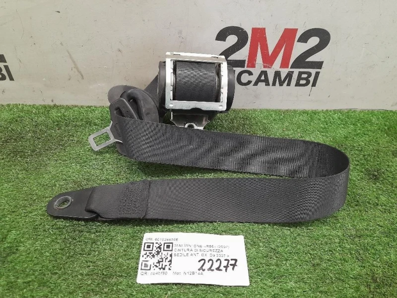 Cintura DI Sicurezza Sedile ANT DX 601028800E Mini MINI ONE R56 2007