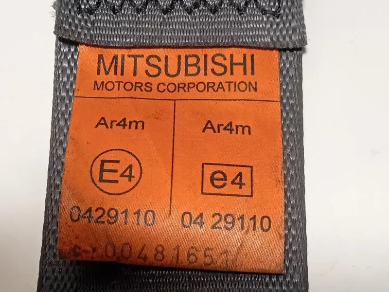 Cintura DI Sicurezza Sedile ANT DX MR513849Y Mitsubishi L200 II 1997