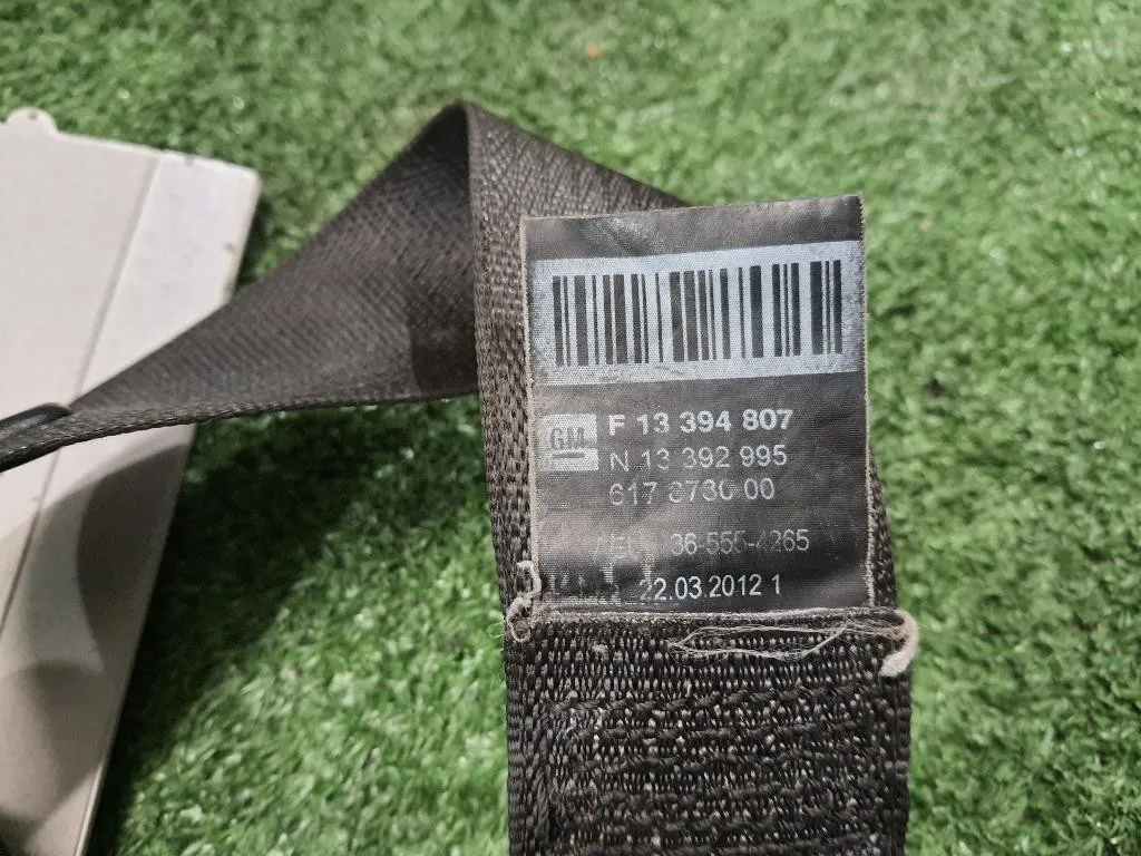 Cintura DI Sicurezza Sedile ANT DX 13394807 Opel Astra J 2010