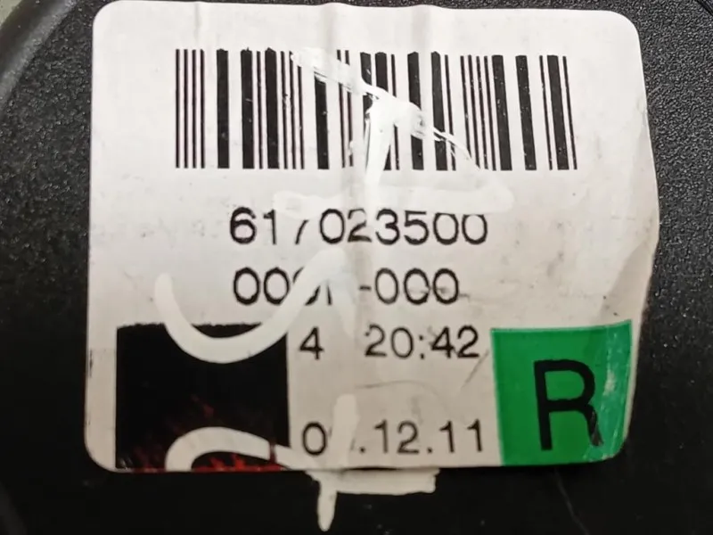 Cintura DI Sicurezza Sedile ANT DX 617023500 Opel Astra J 2010