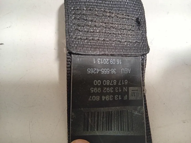 Cintura DI Sicurezza Sedile ANT DX 617023500 Opel Astra J 2010