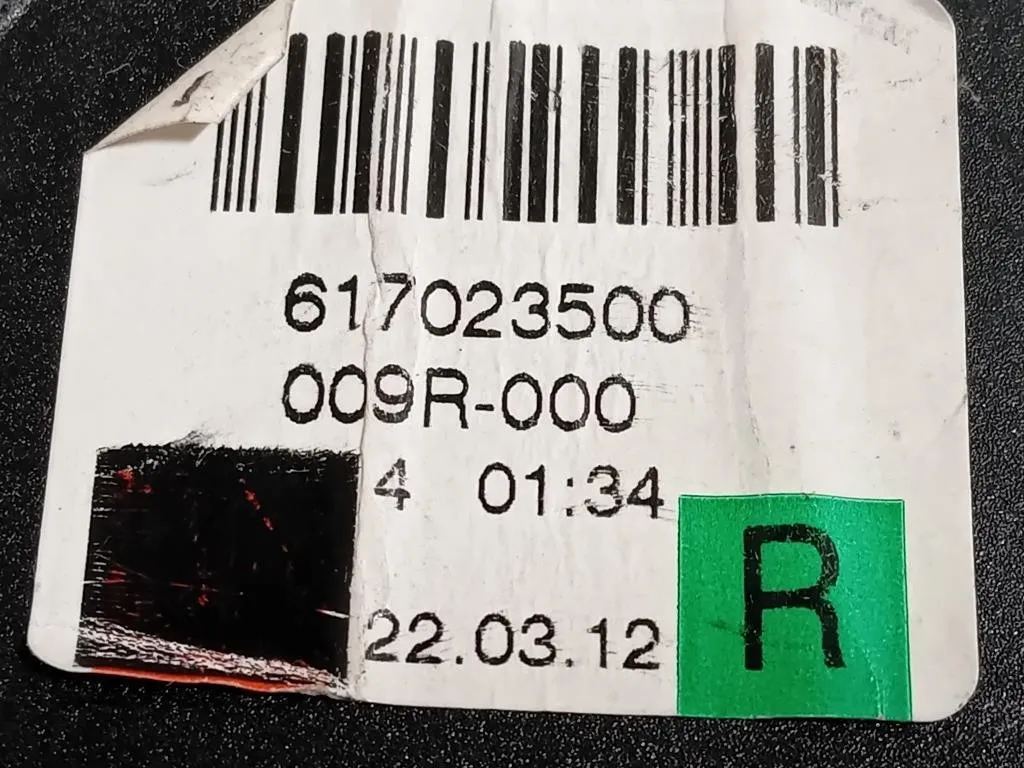 Cintura DI Sicurezza Sedile ANT DX 617023500 Opel Astra J 2012