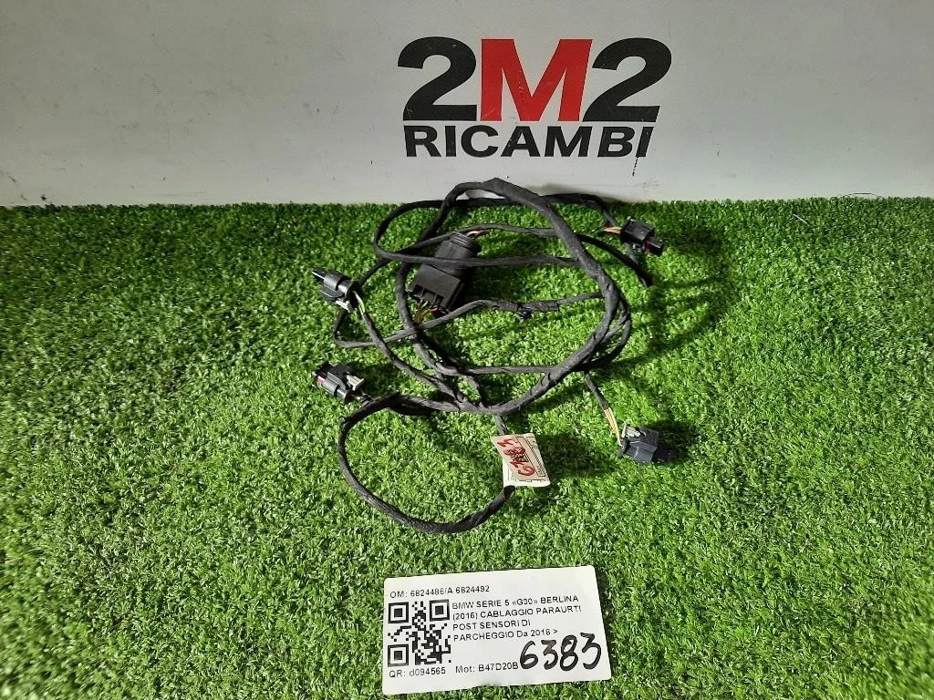 Cablaggio Paraurti POST Sensori DI Parcheggio 6824486A 6824492 G31 Bmw Serie 5 G30 Berlina 2016