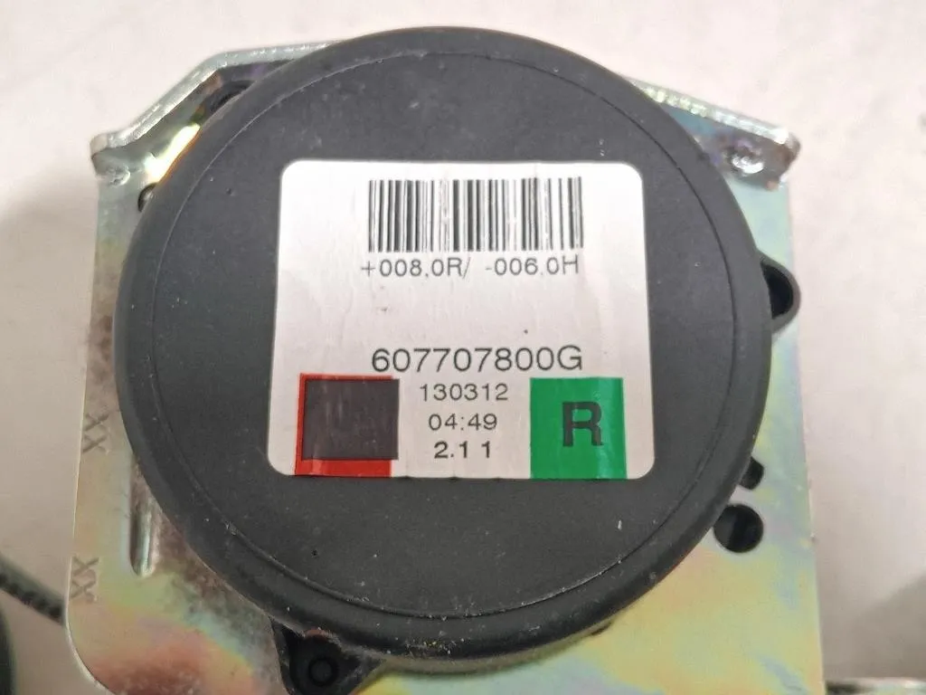 Cintura DI Sicurezza Sedile ANT DX 607707800G Opel Corsa D 2011