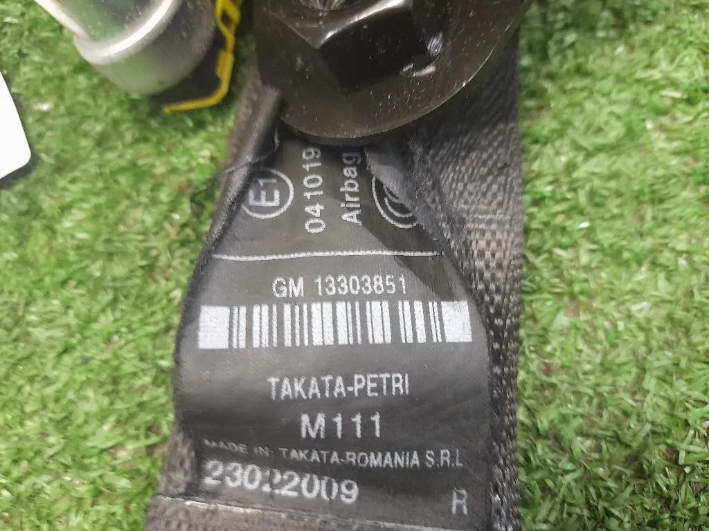 Cintura DI Sicurezza Sedile ANT DX 13303851 Opel Insignia A 2009