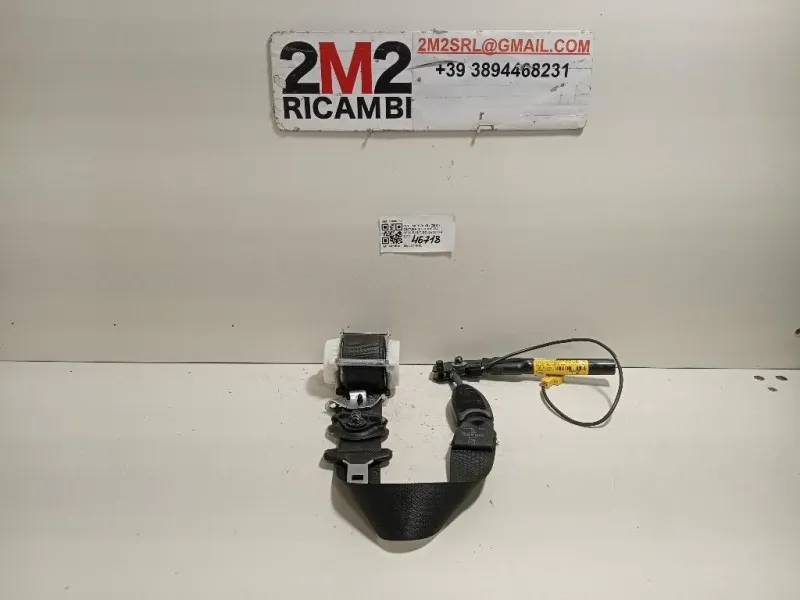 Cintura DI Sicurezza Sedile ANT DX 34040559 Opel Meriva B 2010