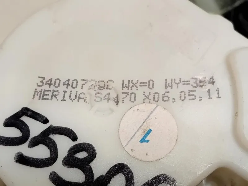 Cintura DI Sicurezza Sedile ANT DX 34040728C Opel Meriva B 2010