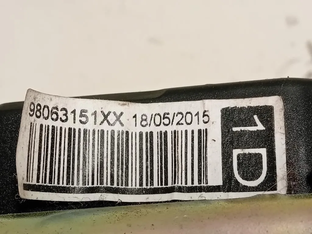 Cintura DI Sicurezza Sedile ANT DX 98063151XX Peugeot 2008 I 2016