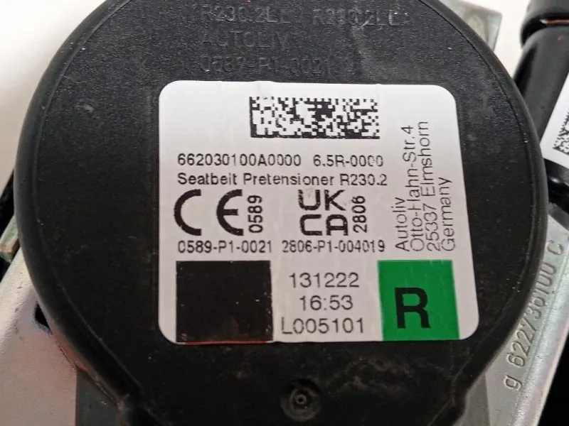 Cintura DI Sicurezza Sedile ANT DX 662030100A662015800A Seat Ibiza VI KJ1 2017