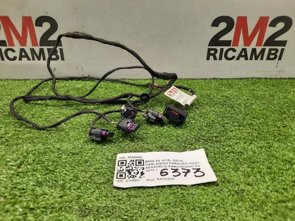 Cablaggio Paraurti POST Sensori DI Parcheggio 9306089 Bmw X5 F15 2014