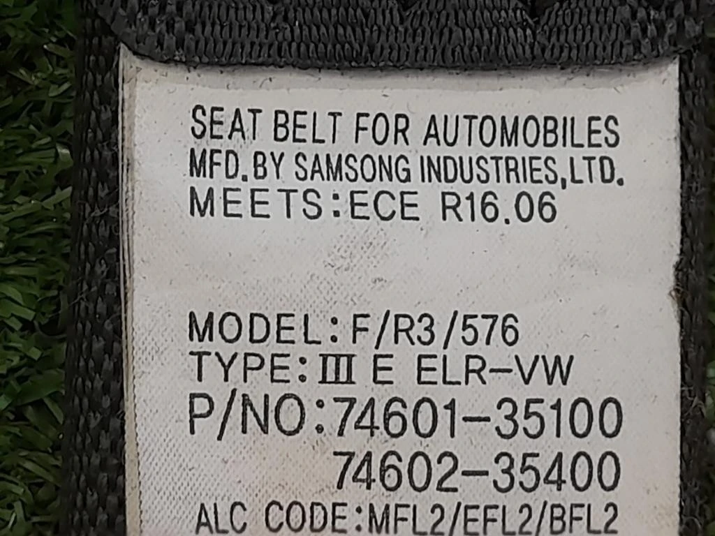 Cintura DI Sicurezza Sedile ANT DX 74602-35400 Ssangyong Tivoli 2015