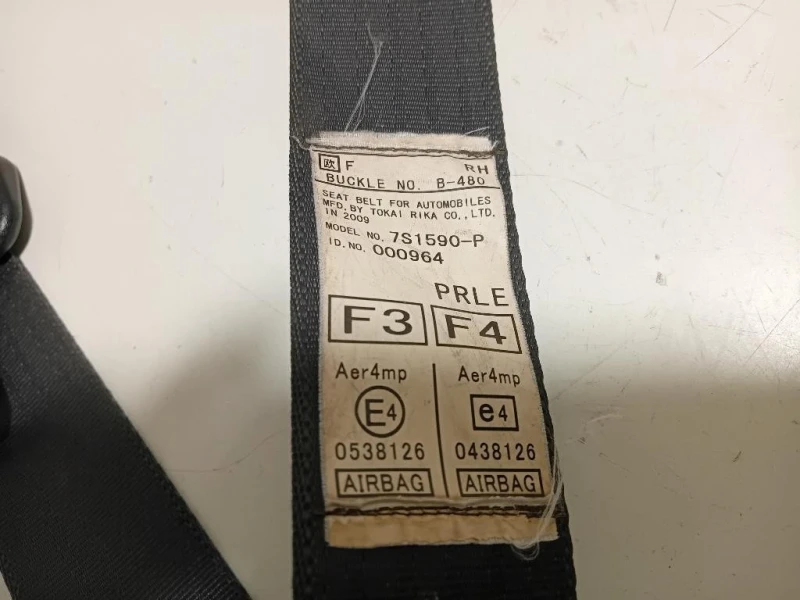 Cintura DI Sicurezza Sedile ANT DX 64622AJ022VH Subaru Outback III 2009