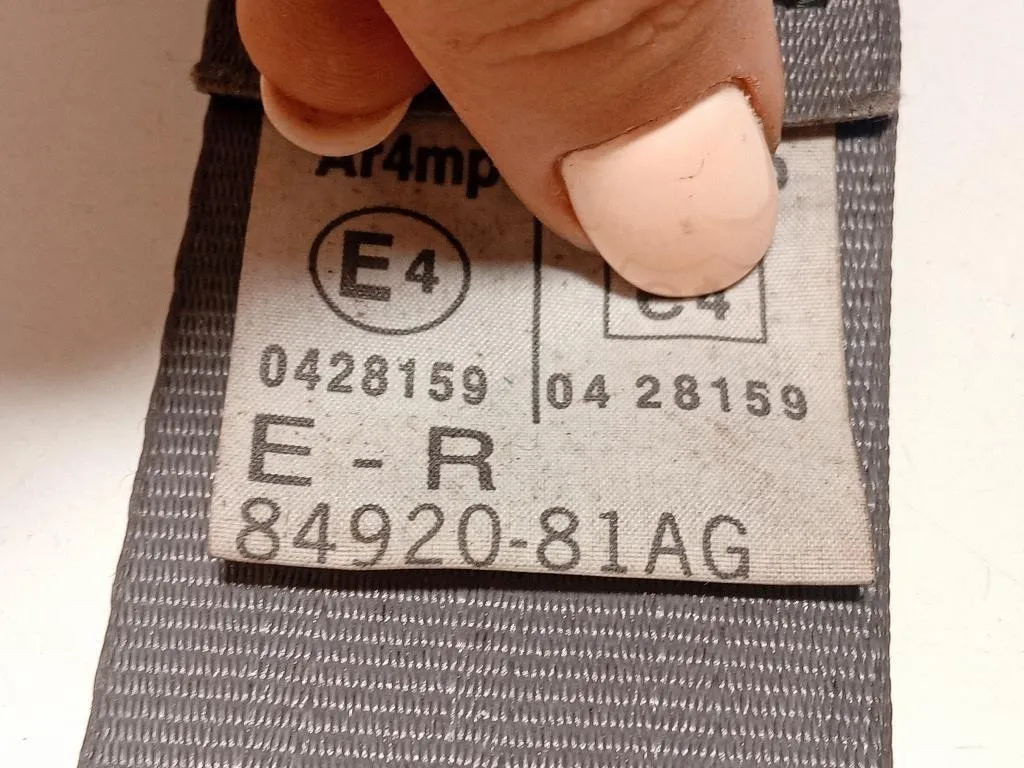 Cintura DI Sicurezza Sedile ANT DX 84920-81AG Suzuki Jimny I 1999