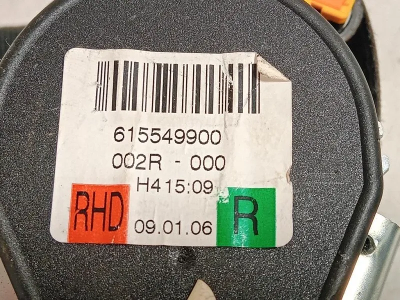 Cintura DI Sicurezza Sedile ANT DX 615549900 Volkswagen GOLF VI 2009