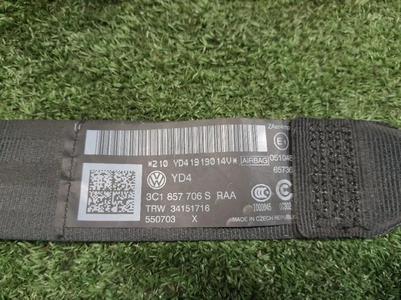 Cintura DI Sicurezza Sedile ANT DX 3C1857706SRAA Volkswagen Passat VI 2011