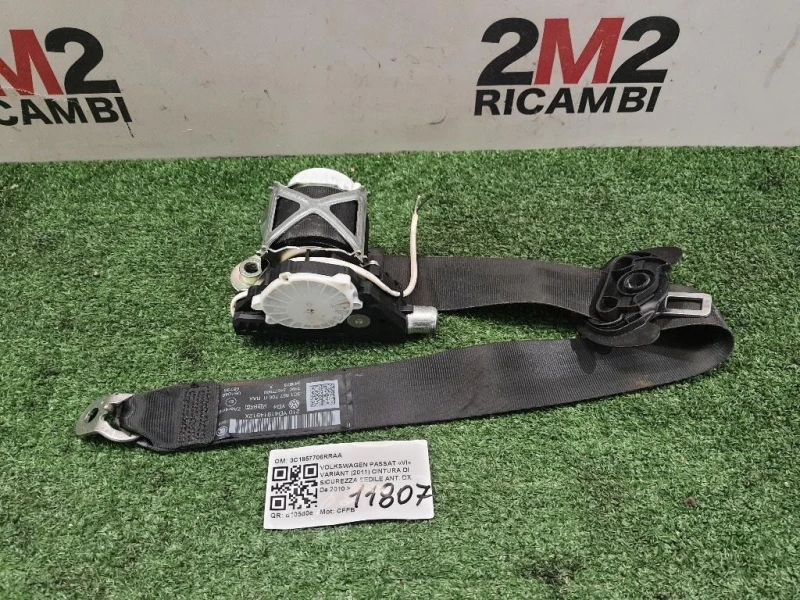 Cintura DI Sicurezza Sedile ANT DX 3C1857706RRAA Volkswagen Passat VI Variant 2011