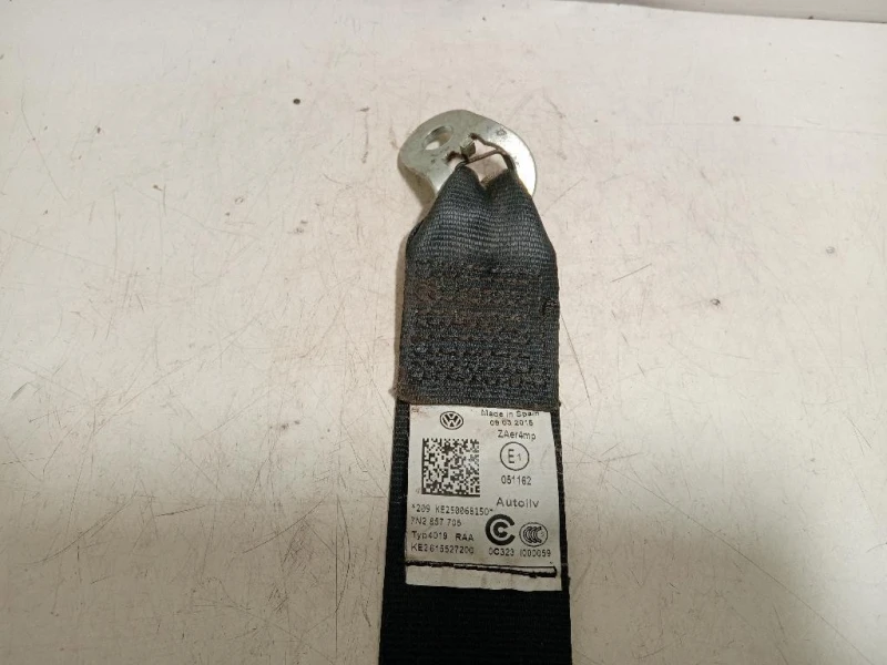 Cintura DI Sicurezza Sedile ANT DX 6184466B Volkswagen Sharan IV 2010