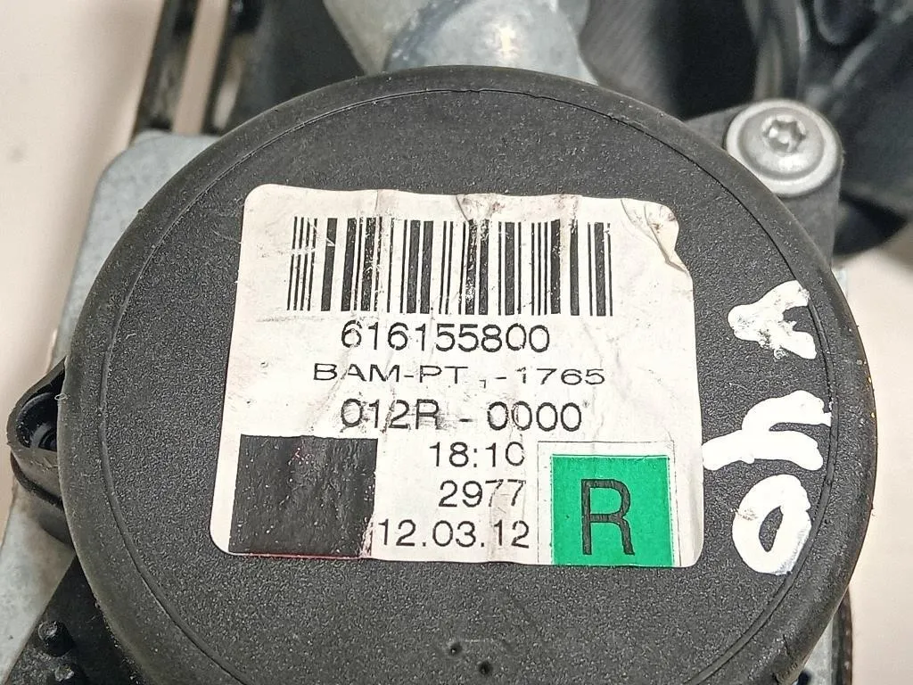 Cintura DI Sicurezza Sedile ANT DX 616155800 Volvo V60 I 2010