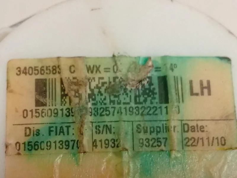 Cintura DI Sicurezza Sedile ANT SX 3405658334093391 Alfa Romeo Giulietta 2010