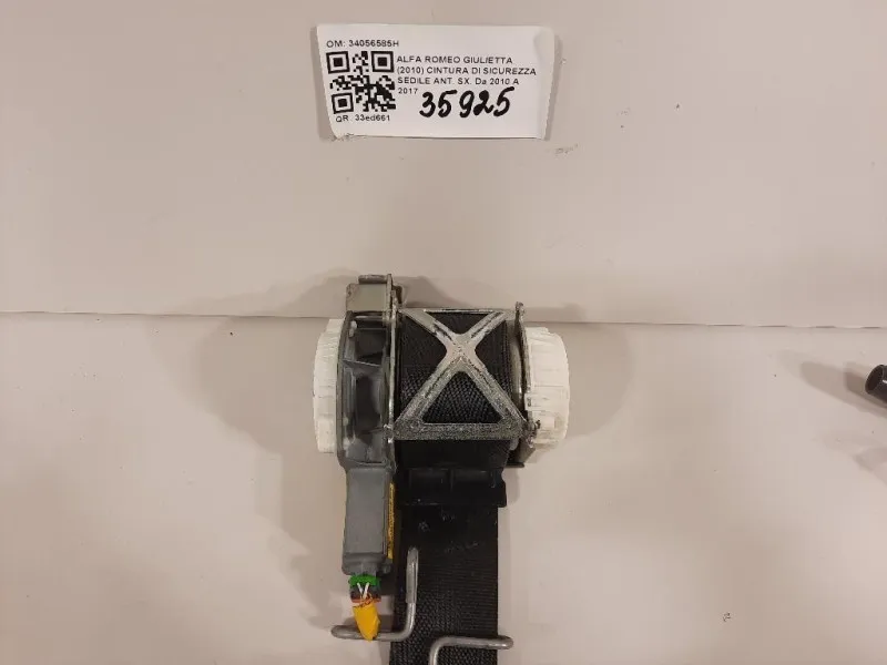 Cintura DI Sicurezza Sedile ANT SX 34056585H Alfa Romeo Giulietta 2010