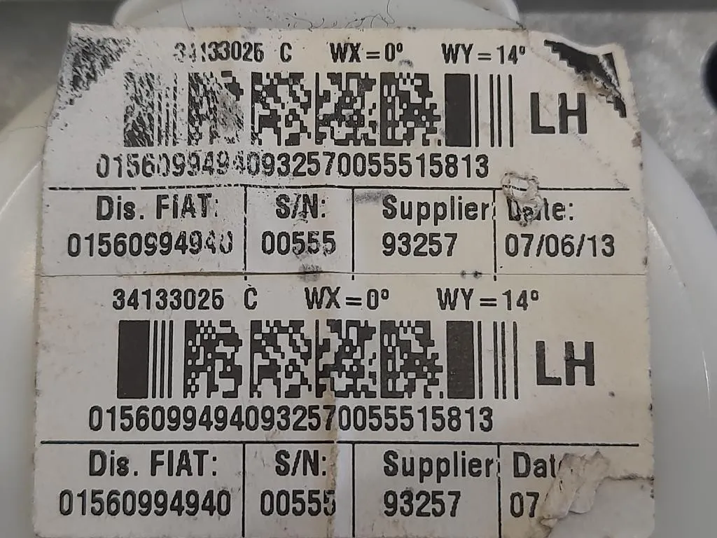 Cintura DI Sicurezza Sedile ANT SX 1560913970 Alfa Romeo Giulietta 2010