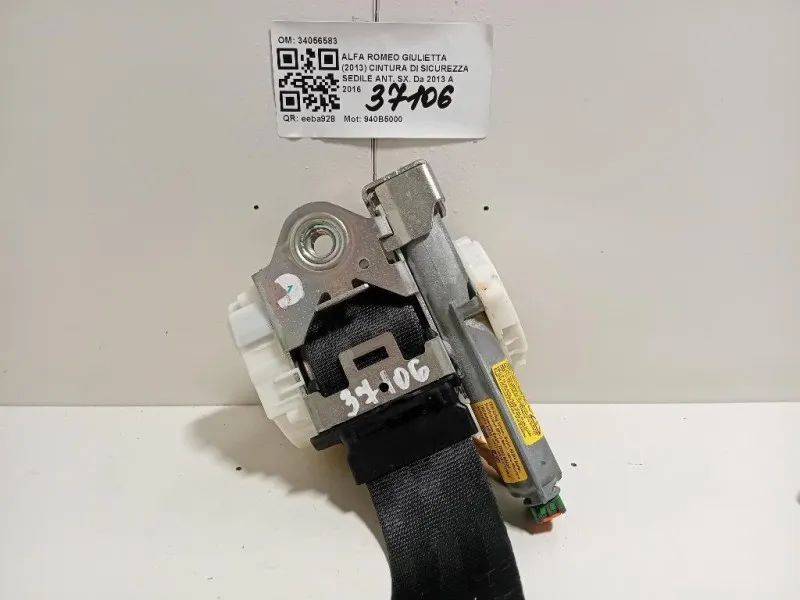 Cintura DI Sicurezza Sedile ANT SX 34056583 Alfa Romeo Giulietta 2013