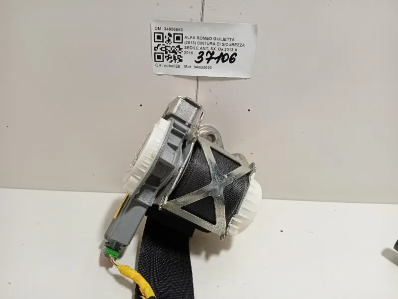 Cintura DI Sicurezza Sedile ANT SX 34056583 Alfa Romeo Giulietta 2013