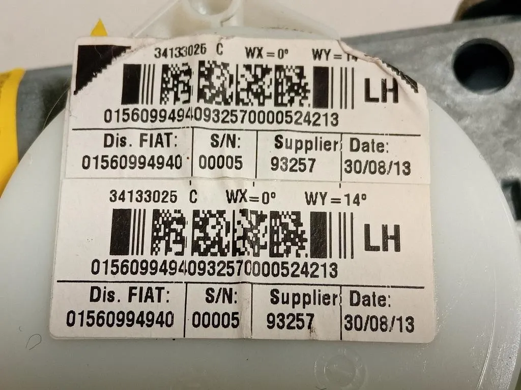 Cintura DI Sicurezza Sedile ANT SX 3413302534093391 Alfa Romeo Giulietta 2013