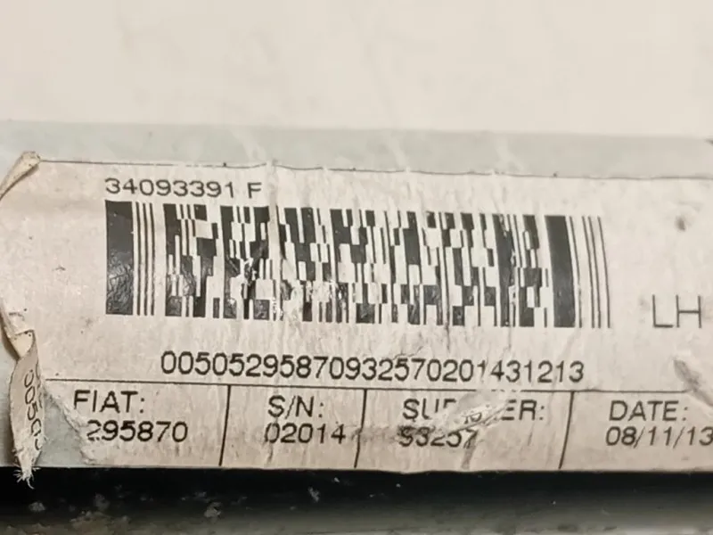 Cintura DI Sicurezza Sedile ANT SX 34056585H34093391 Alfa Romeo Giulietta 2013