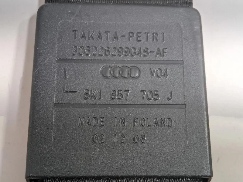 Cintura DI Sicurezza Sedile ANT SX 306369510 Audi A4 8K2 2008