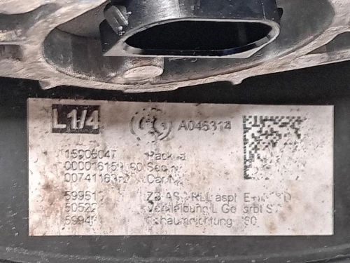 Cintura DI Sicurezza Sedile ANT SX 305797410 Audi A4 8K2 2012