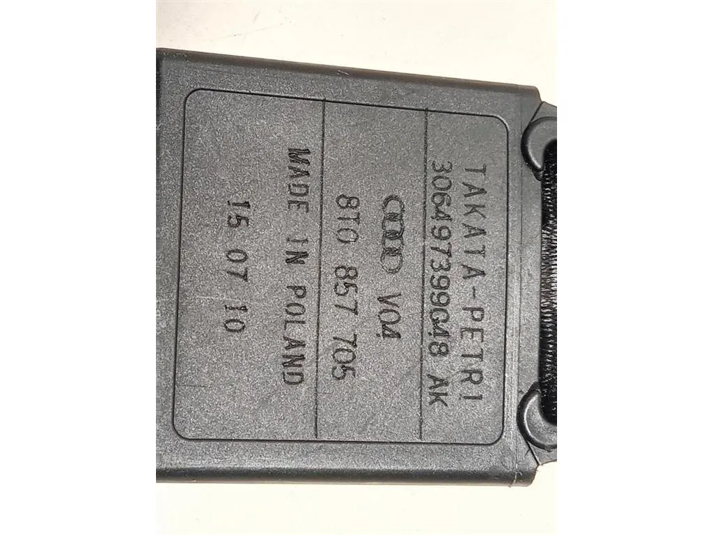 Cintura DI Sicurezza Sedile ANT SX 8T0 857 705 Audi A5 8T3 2008