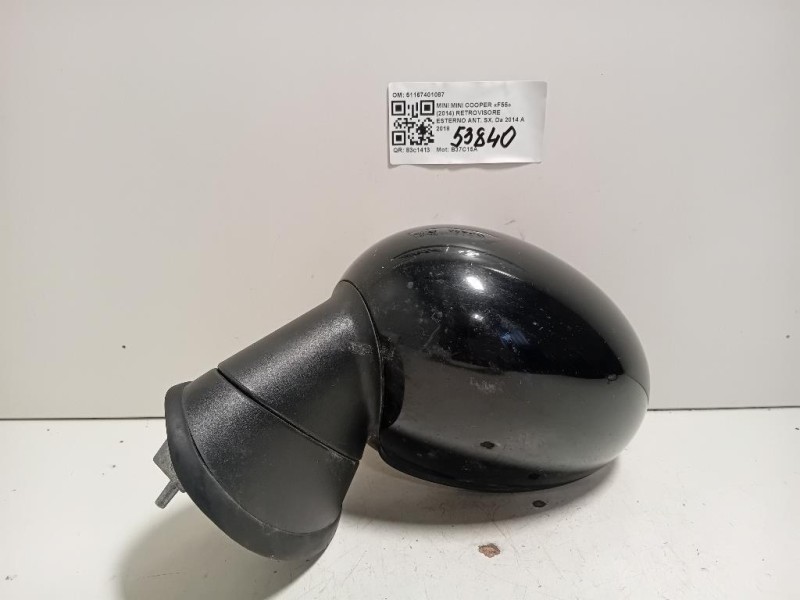 Retrovisore Esterno ANT SX 51167401087 5 PIN Mini MINI Cooper F55 2014