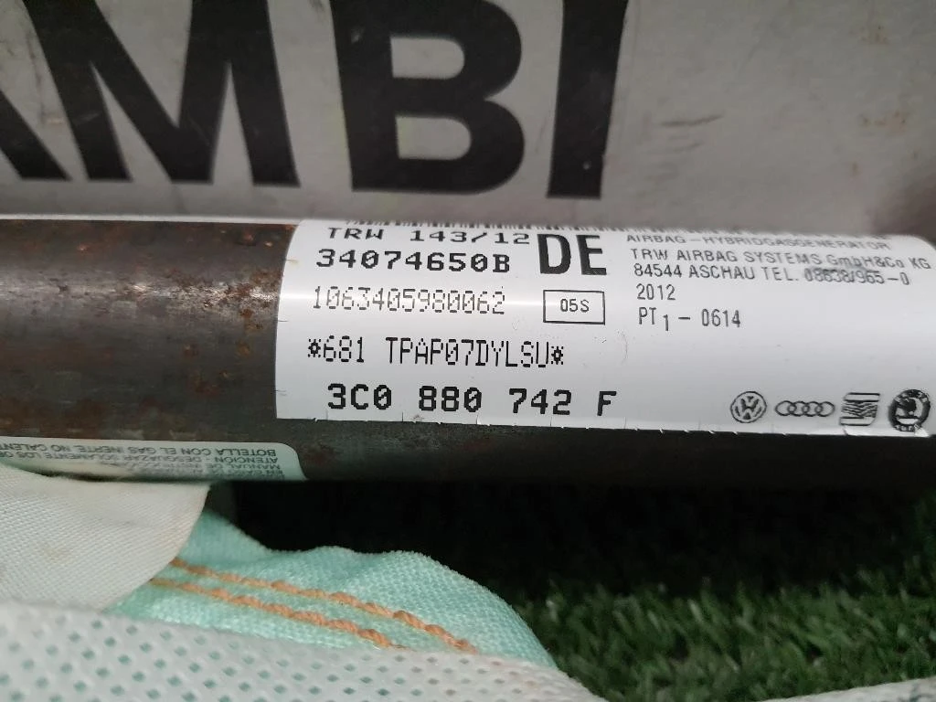 Air-bag A Tendina DX 3C0880742F Volkswagen Passat VI Variant 2011