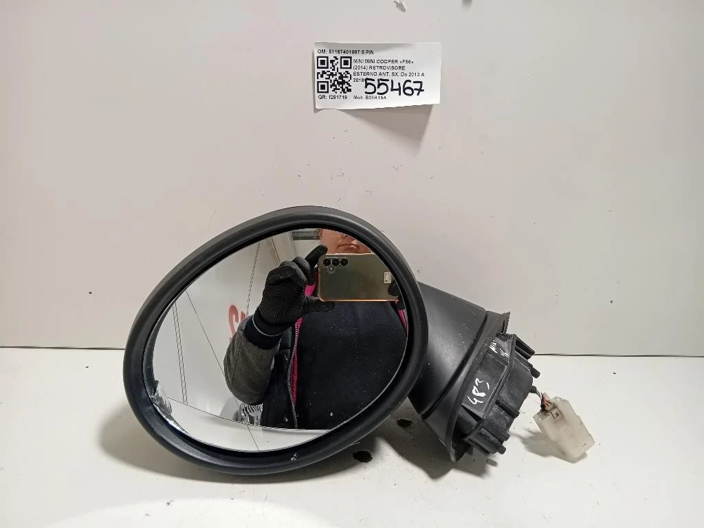 Retrovisore Esterno ANT SX 51167401087 5 PIN Mini MINI Cooper F56 2014