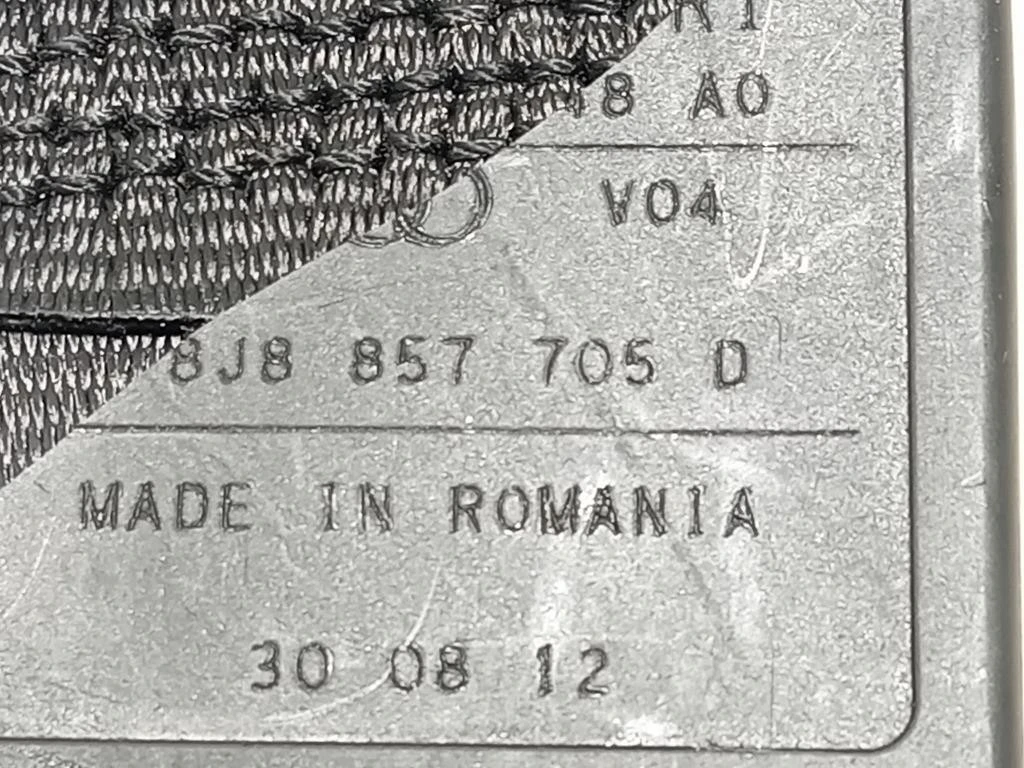 Cintura DI Sicurezza Sedile ANT SX 8J8 857 705 D Audi TT 8J3 2010